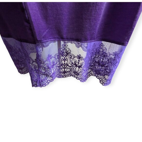 One World Live and Let Live Vibrant Paisley Dress  Purple & Pink Size Large NWT - Picture 15 of 16